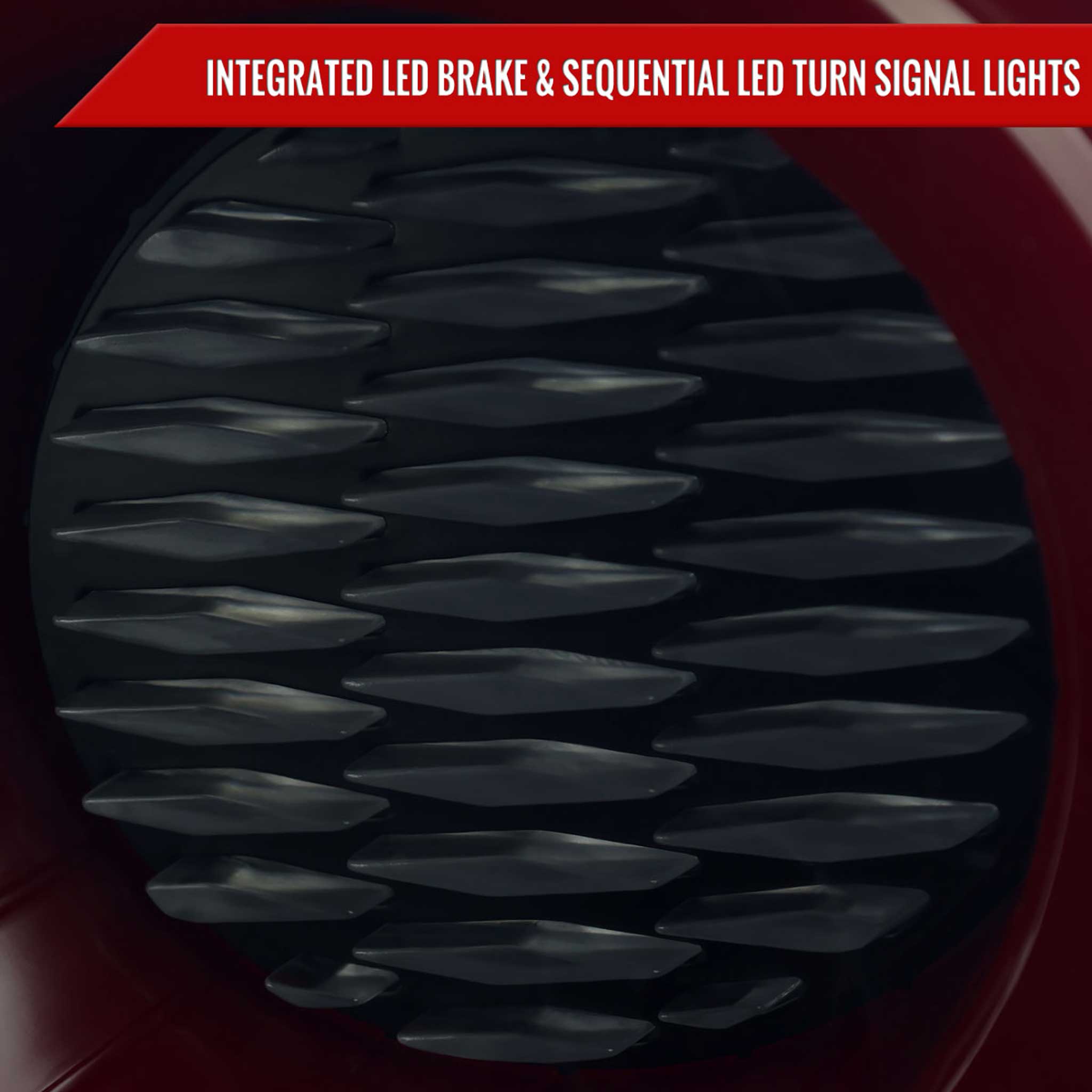 For Infiniti G37 2008-13 / Q60 Coupe 2014-15 Red LED Tail Lights Switchback Sequential Turn Signals Black Housing Smoked Lens