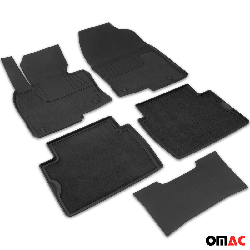 2017-2025 Mazda CX-5 Floor Mats Liners Full Set All Weather Black