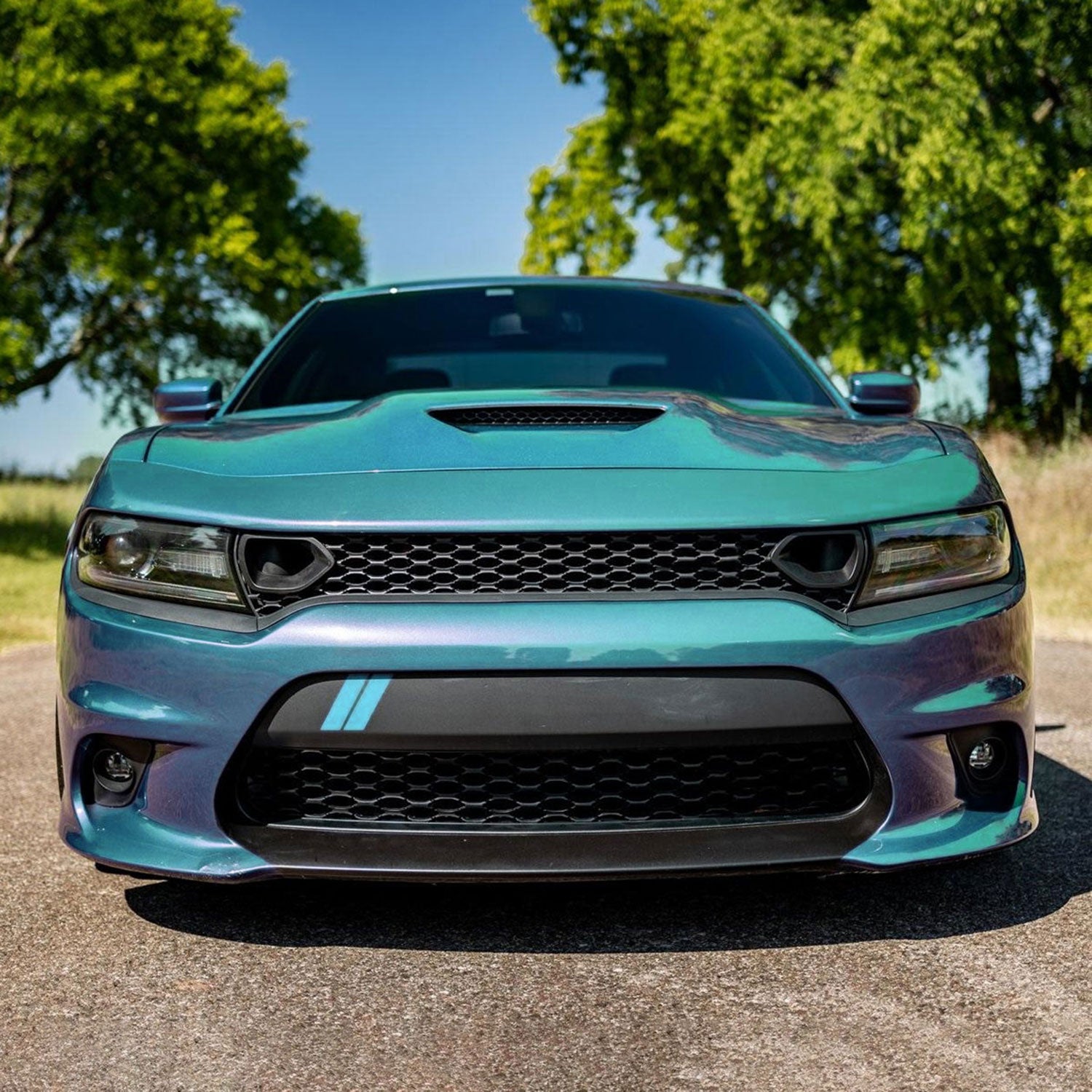 2015-2020 Dodge Charger H11 Projector Fog Lights Kit Chrome/Clear Lens