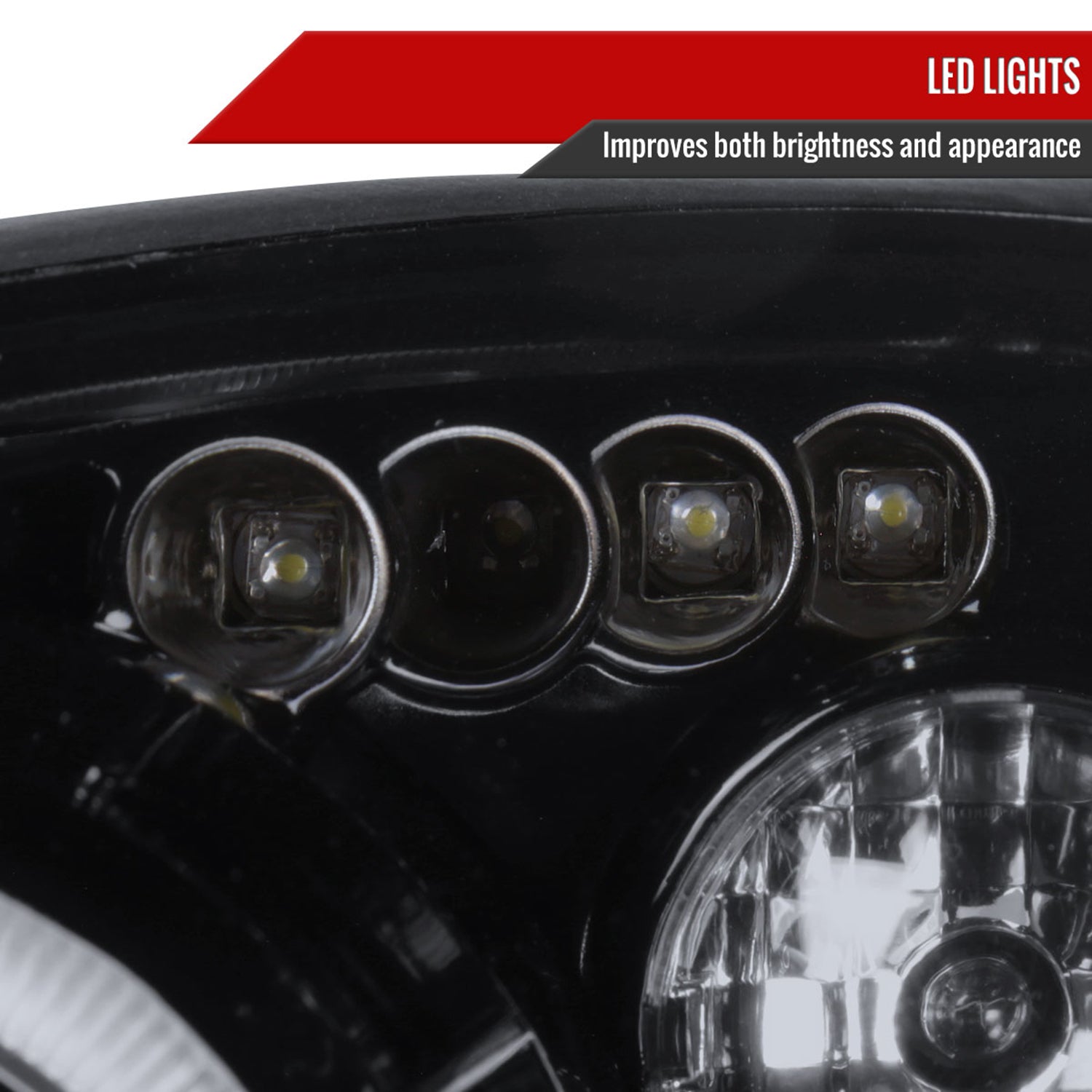 2000-2004 Ford Focus Dual Halo Projector Headlights Glossy Black/Smoke Lens