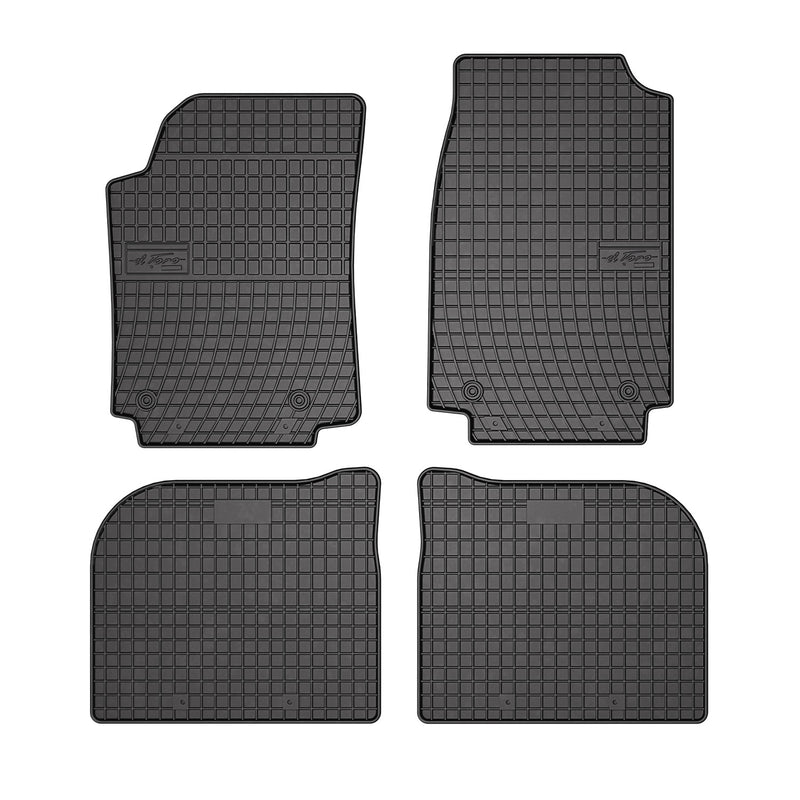 1982-1997 Audi A6 C4 Floor Mats Liners Full Set All Weather Rubber Black