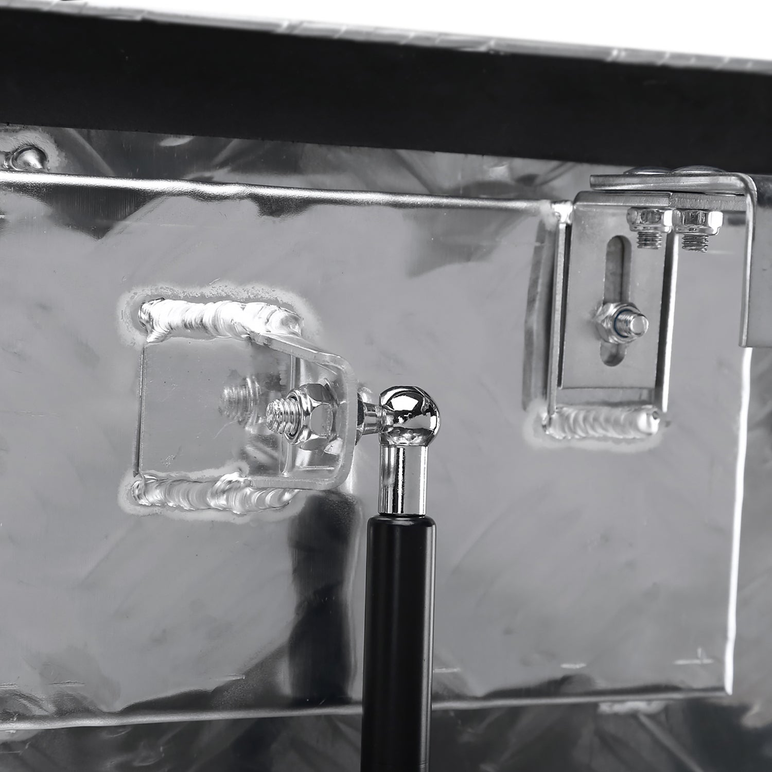 Universal 15~28" Heavy Duty Alu Truck Trailer Tongue Tool Box w/Lock & Keys