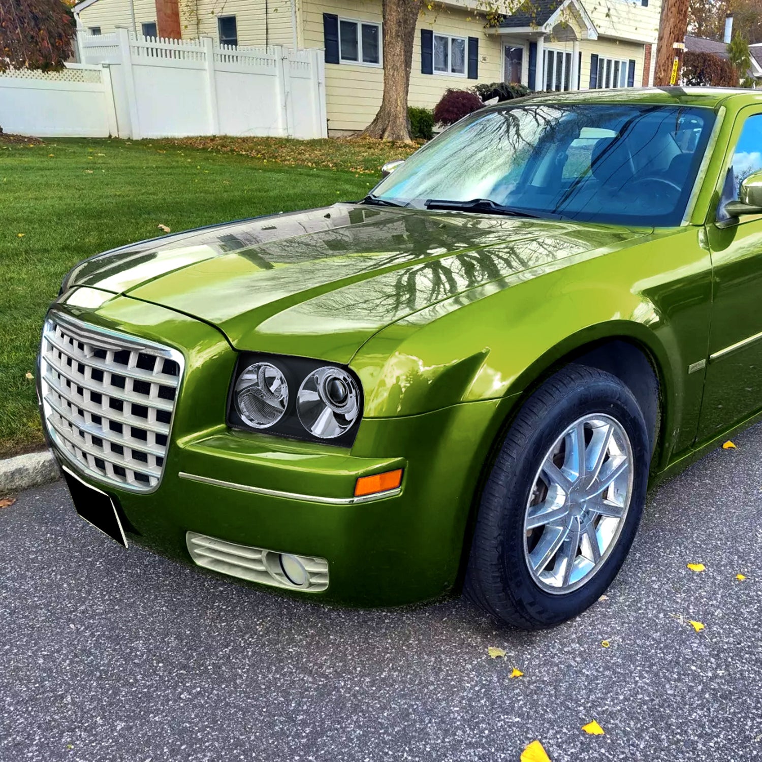 2005-2010 Chrysler 300 Base/LX/Touring Projector Headlights Matte Black/Clear