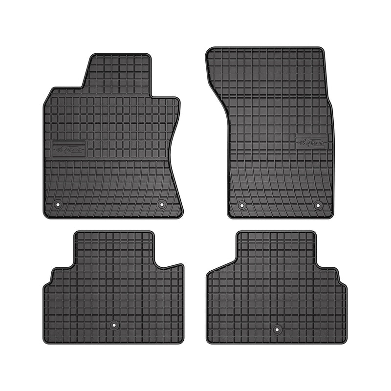 2014-2023 Infiniti Q50 Floor Mats Liners Full Set All Weather Rubber Black