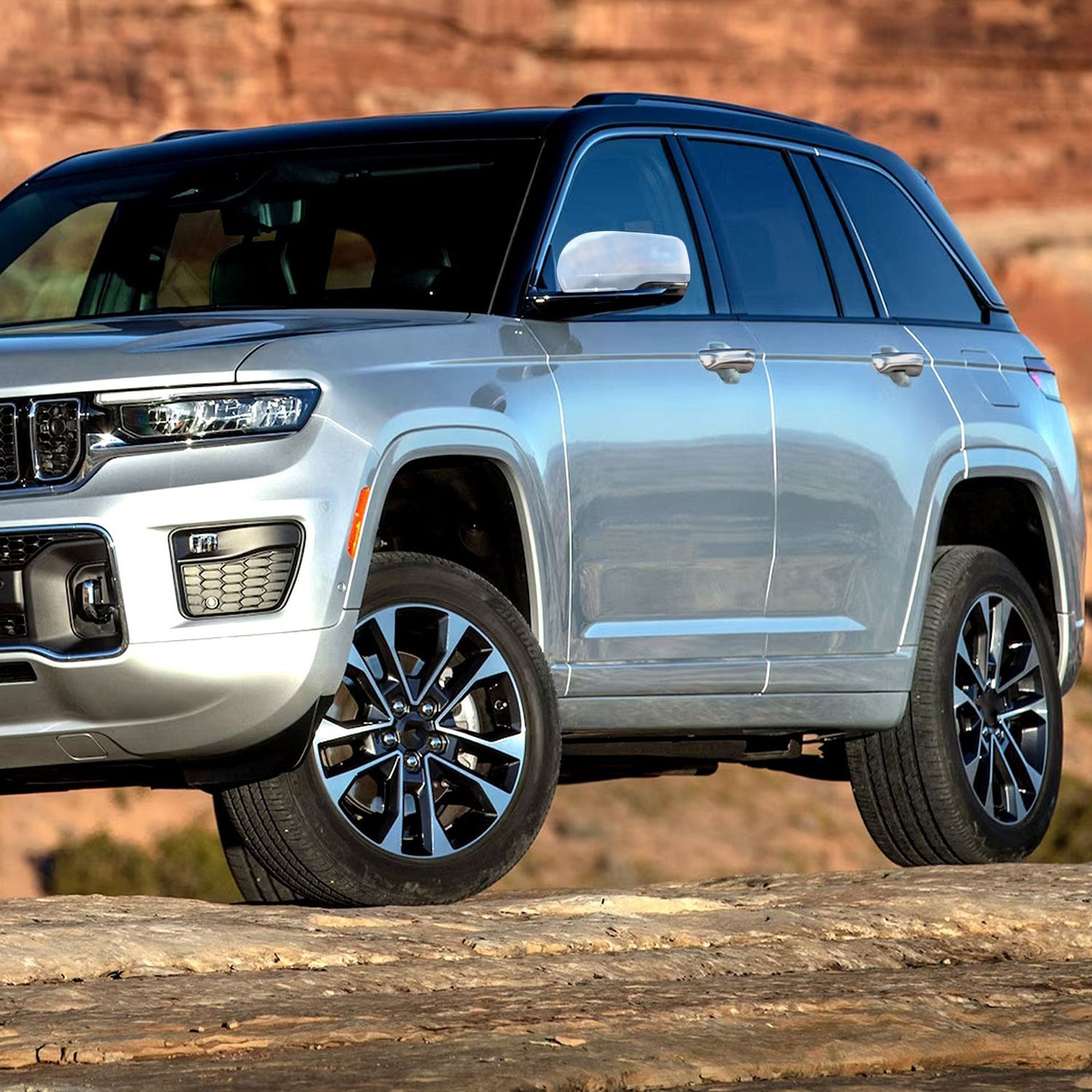 2021-2025 Jeep Grand Cherokee L Door Handle Cover Chrome 4Pcs ABS Plastic