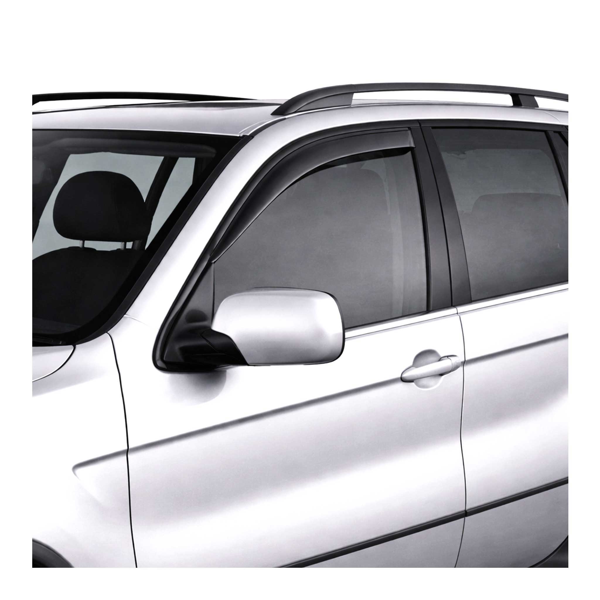 2000-2006 BMW X5 E53 Window Visor Vent Rain Deflector 2Pcs Smoke
