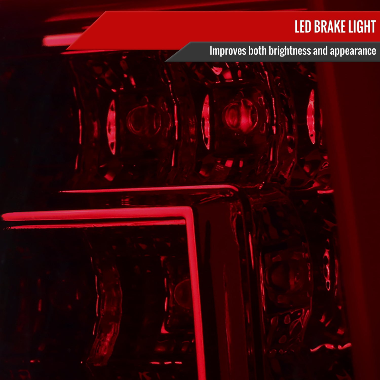 2000-2006 Chevy Suburban/Tahoe/Yukon/Yukon XL LED C Bar Tail Lights Red Smoke