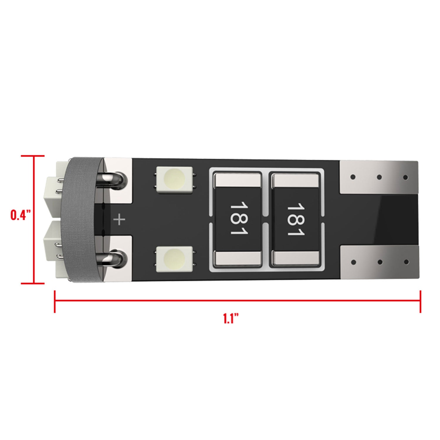T10 10 SMD LED Bulb w/ Integrated Canbus - 2PC White