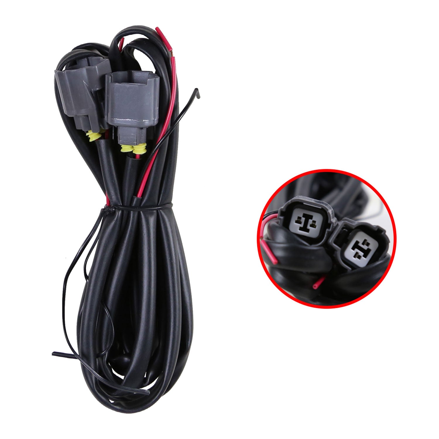 2006-2015 Toyota Lexus SMD LED Projector Fog Lights Kit Chrome/Clear Lens