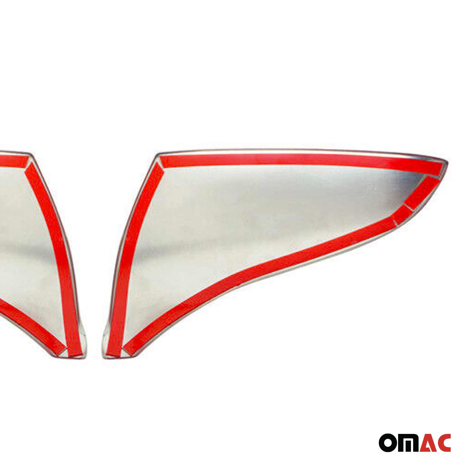 2010-2015 Hyundai Tucson Side Mirror Cover Caps Stainless Steel Silver 2 Pcs