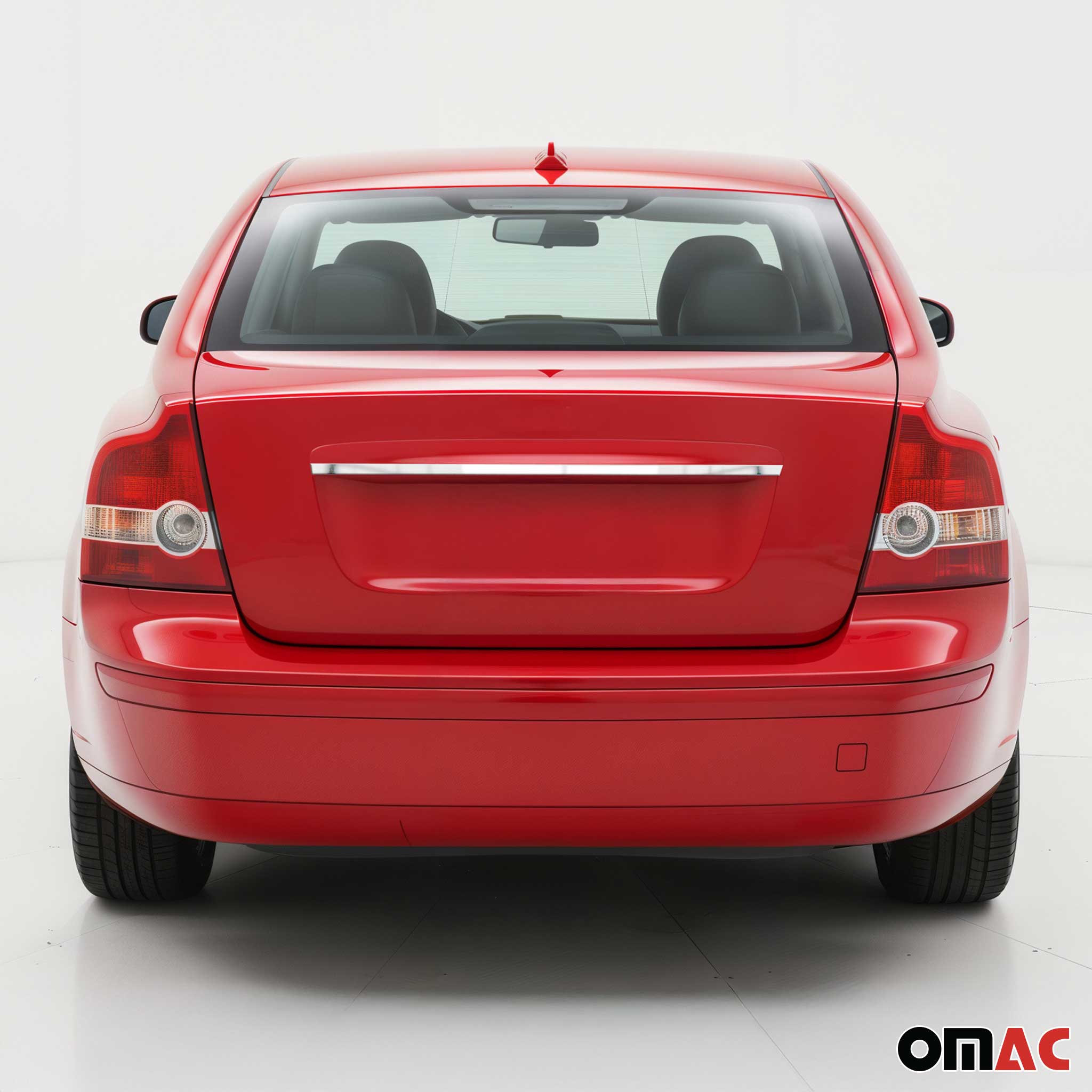 2004-2012 Volvo S40 Rear Trunk Tailgate Door Handle Cover Stainless Steel Silver