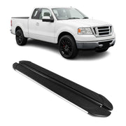 2004-2014 Ford F-150 Super Cab Nerf Bar Side Step Running Boards Alu 2x