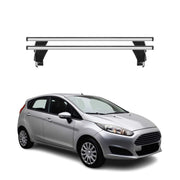 2014-2019 Ford Fiesta Hatchback Roof Rack Cross Bars Silver