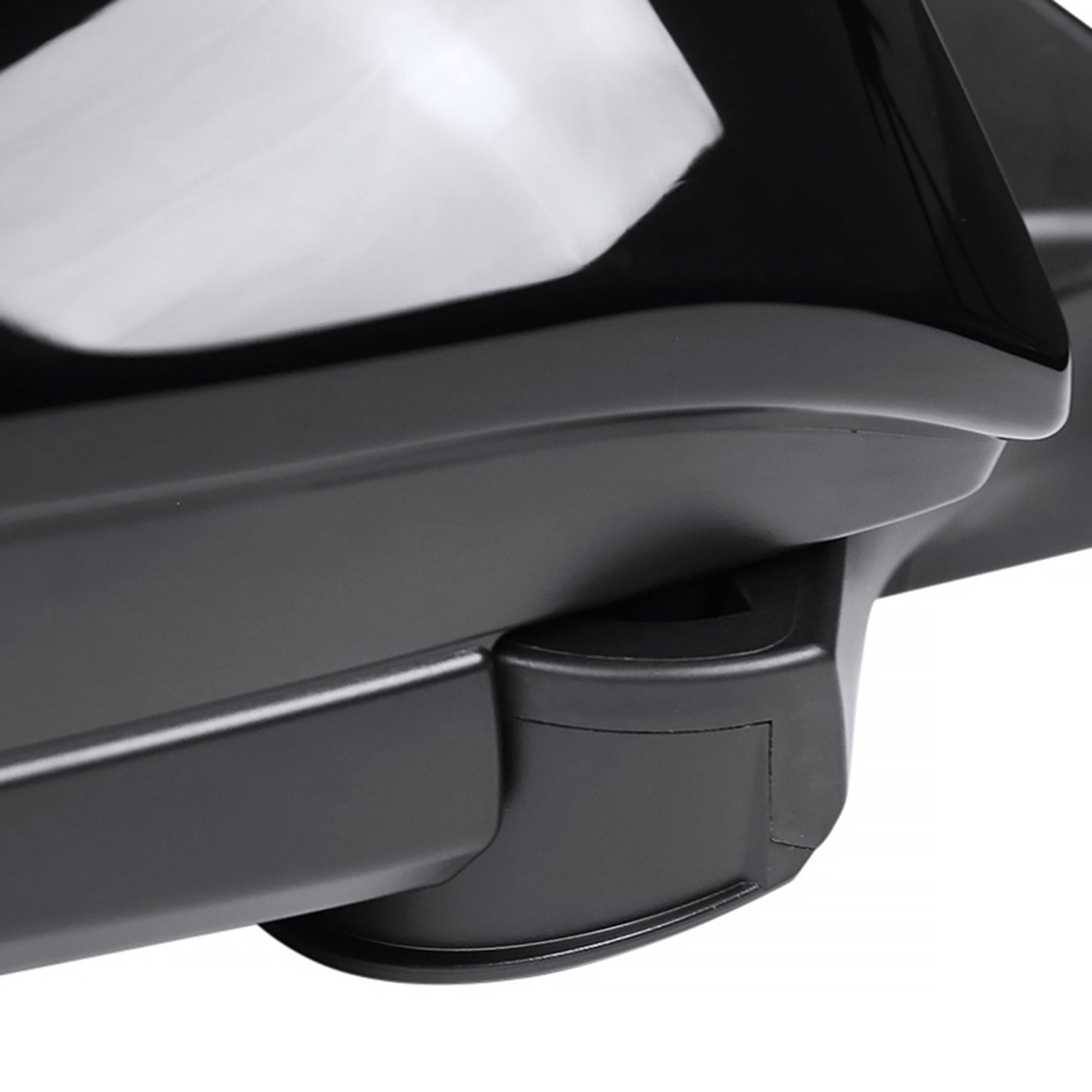 2014-2016 Toyota Highlander Glossy Black 5Pin Adjustable Side Mirror Passenger