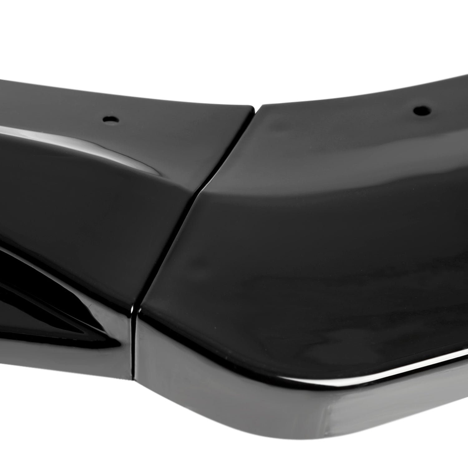 2015-2018 Ford Focus Glossy Black Polypropylene 3Pcs Bumper Lip Spoiler