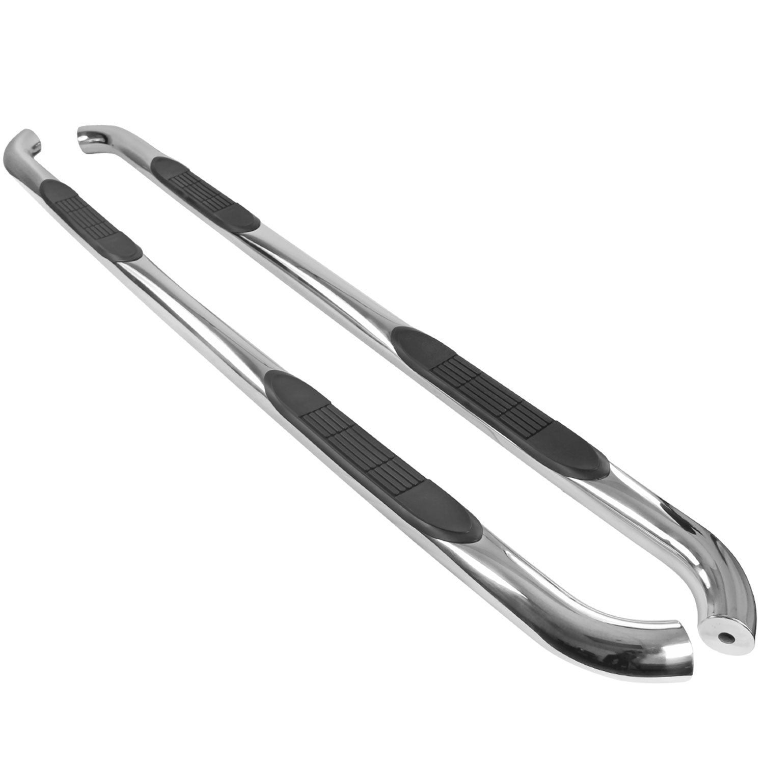 2015-2021 Ford F-150/F-250/350 Crew/SuperCrew Cab 3" Steel Side Step Nerf Bars