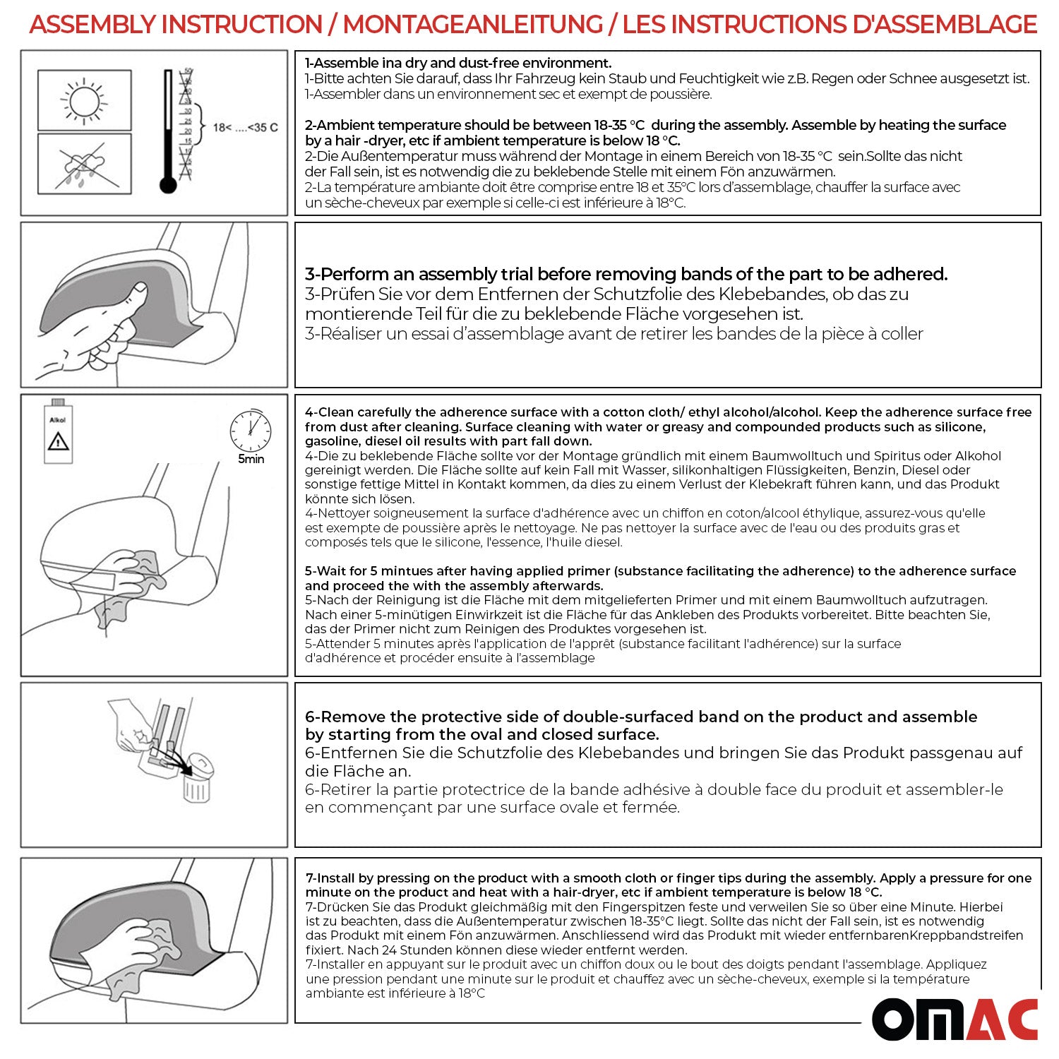 2017-2025 Mazda CX-5 Side Mirror Cover Caps Chrome Silver 2 Pcs