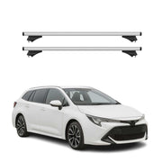2019-2025 Toyota Corolla Wagon Pre-FL Roof Rack Cross Bars Silver