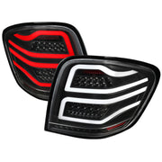 2006-2011 Mercedes Benz W164 ML Class LED Tail Lights Matte Black/Clear Lens