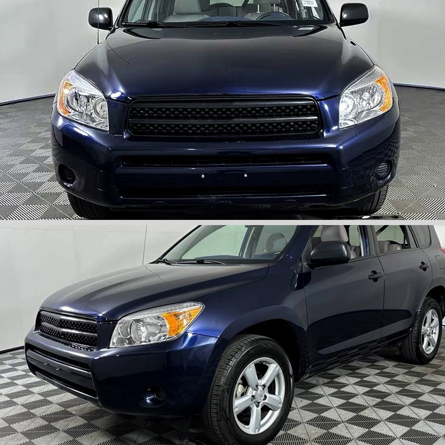 2006-2008 Toyota RAV4 Factory Style Headlights Chrome Housing/Clear Lens