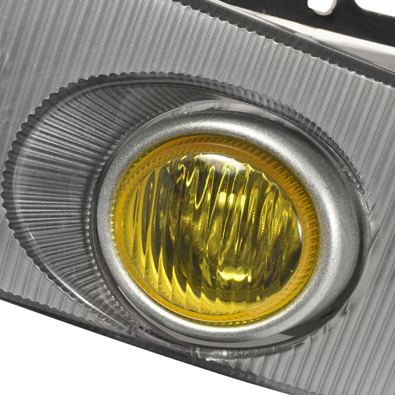 1992-1995 Honda Civic Coupe/Hatchback H3 Fog Lights Kit Chrome/Yellow Lens