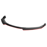 2016-2018 Honda Civic Sedan Black/Red Trim Front Bumper Lip Splitter Kit