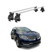 2016-2018 Lincoln MKX Roof Rack Cross Bars Silver