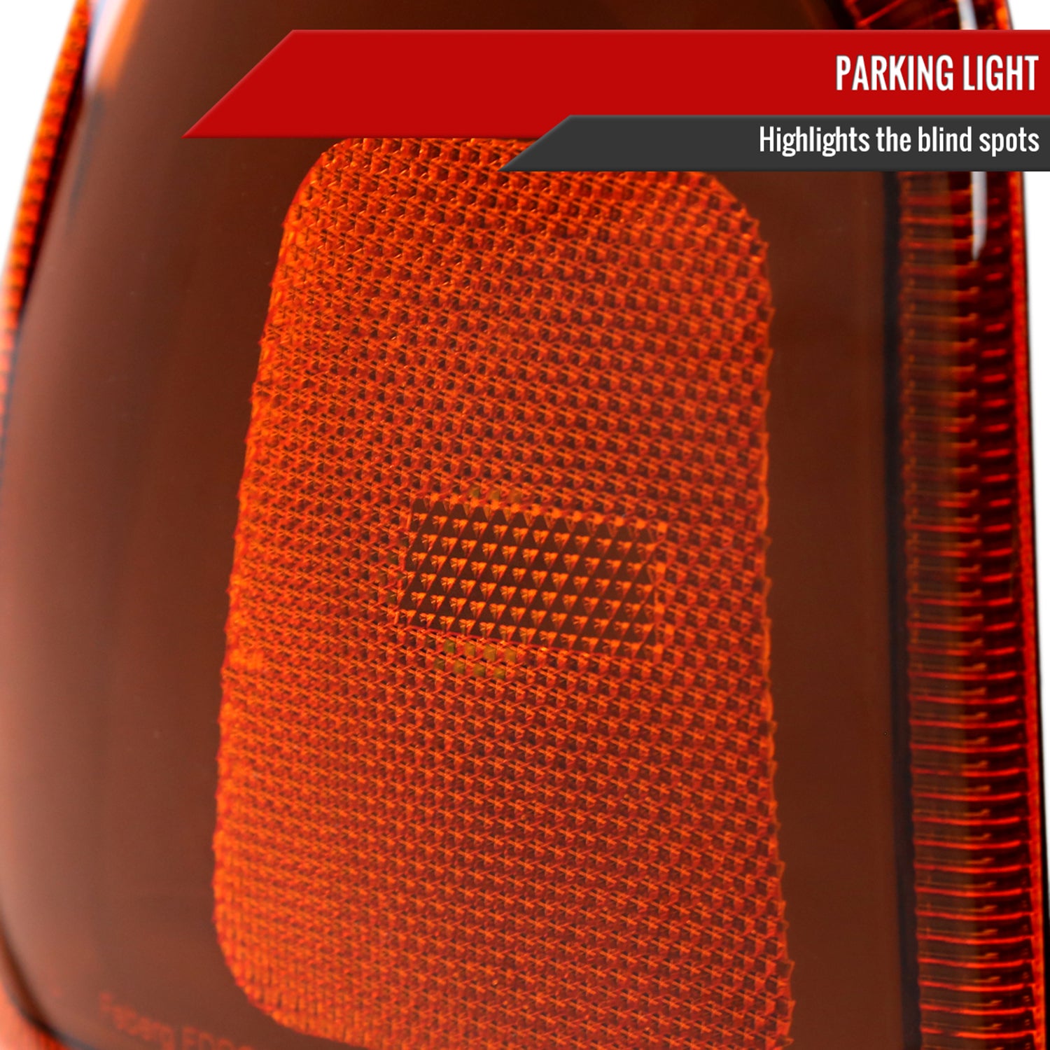 2001-2011 Ford Ranger LED Bar Factory Headlights Amber Corner Lamp Matt Black