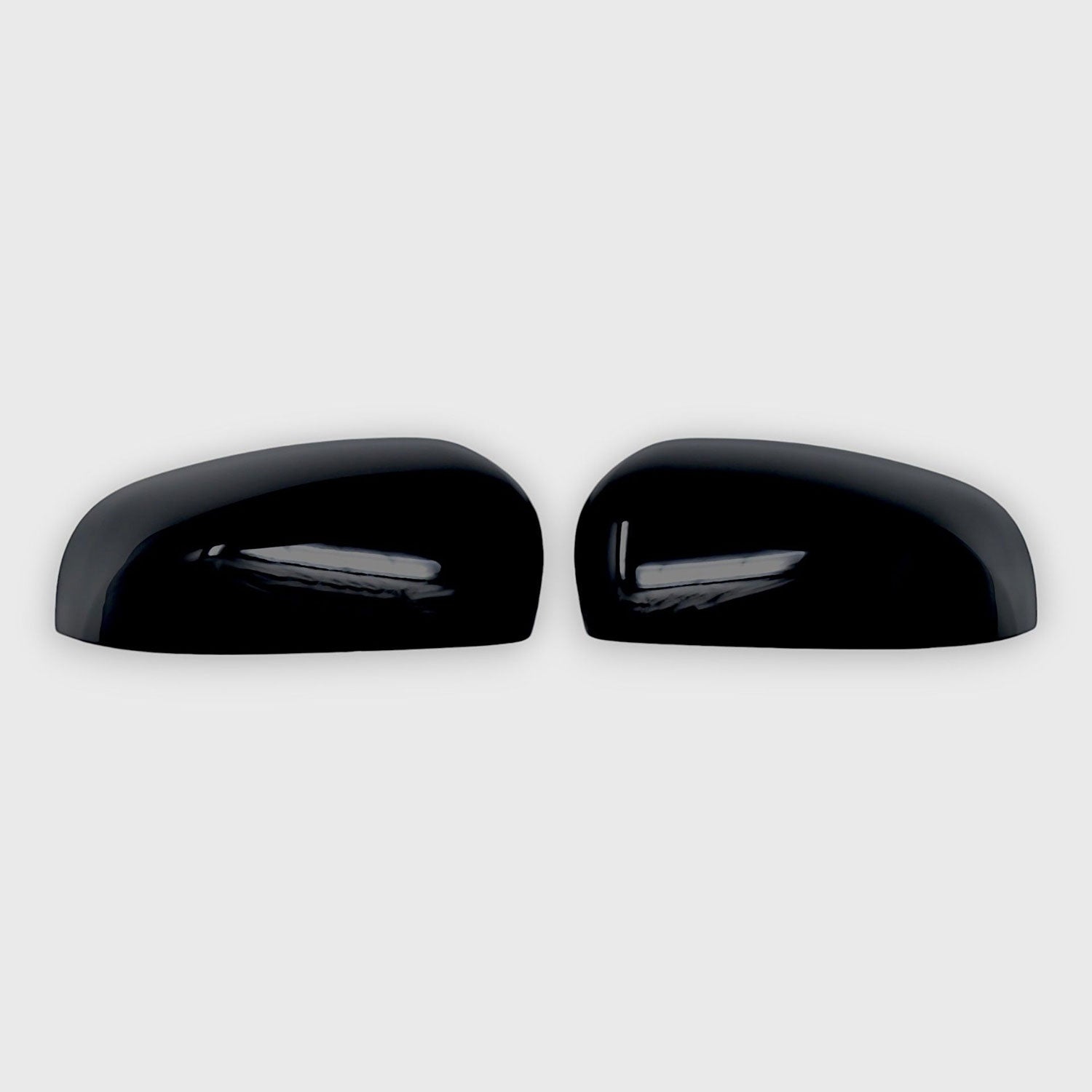 2014-2023 Jeep Cherokee Mirror Cover Caps Gloss Black 2Pcs ABS Plastic