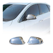 2016-2019 Buick Cascada Side Mirror Cover Caps Stainless Steel Silver 2 Pcs