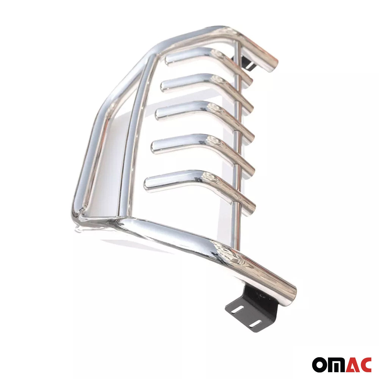 2018-2024 VW Tiguan II Bull Bar Push Front Bumper Grille S.Steel Silver 1 Pc