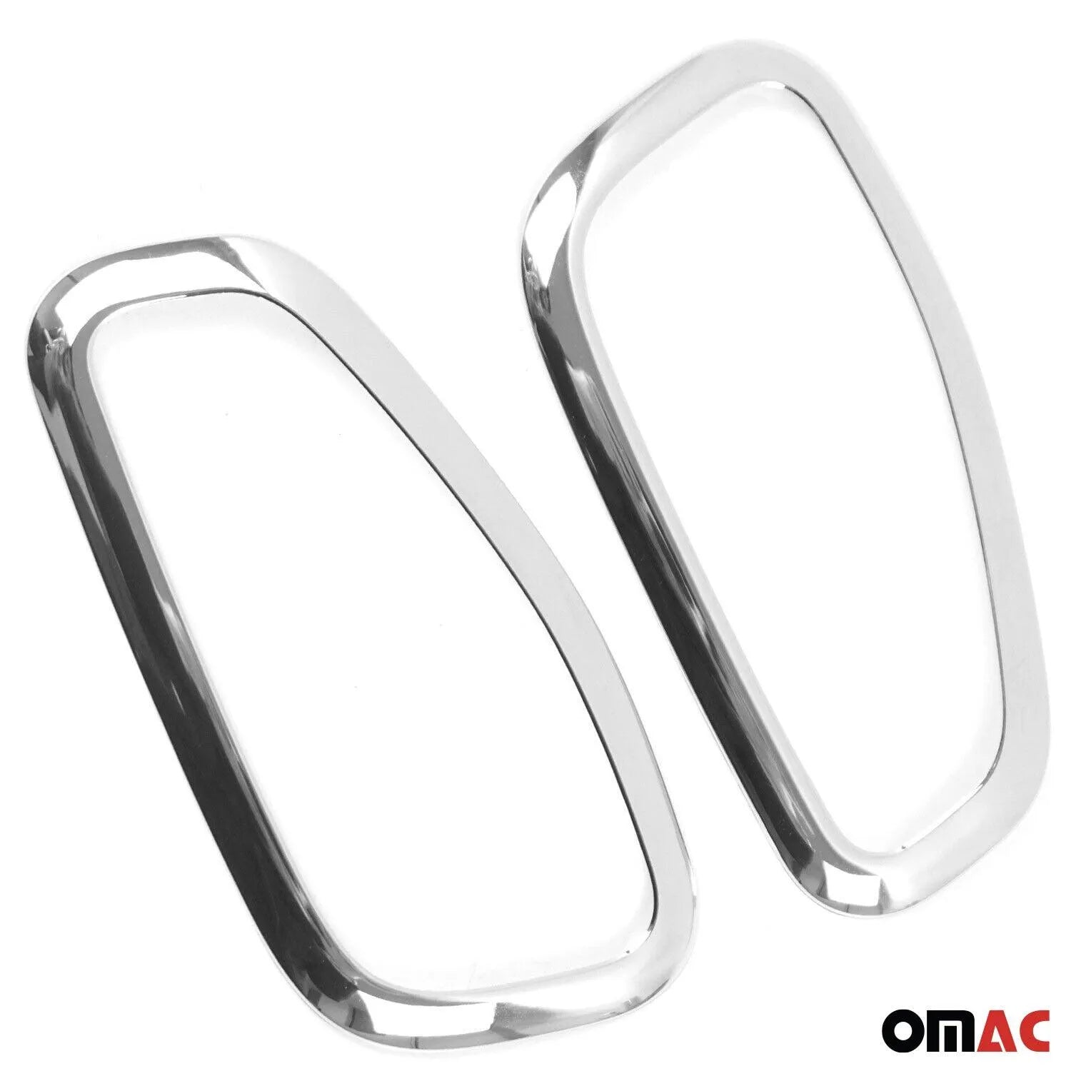 2015-2024 Jeep Renegade Rear Trunk Molding Trim Silver 2 Pcs