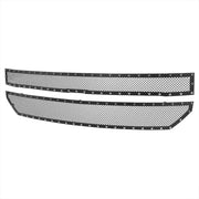 2016-2018 Chevy Silverado 1500 Rivet Style Black Steel Mesh Grille Insert