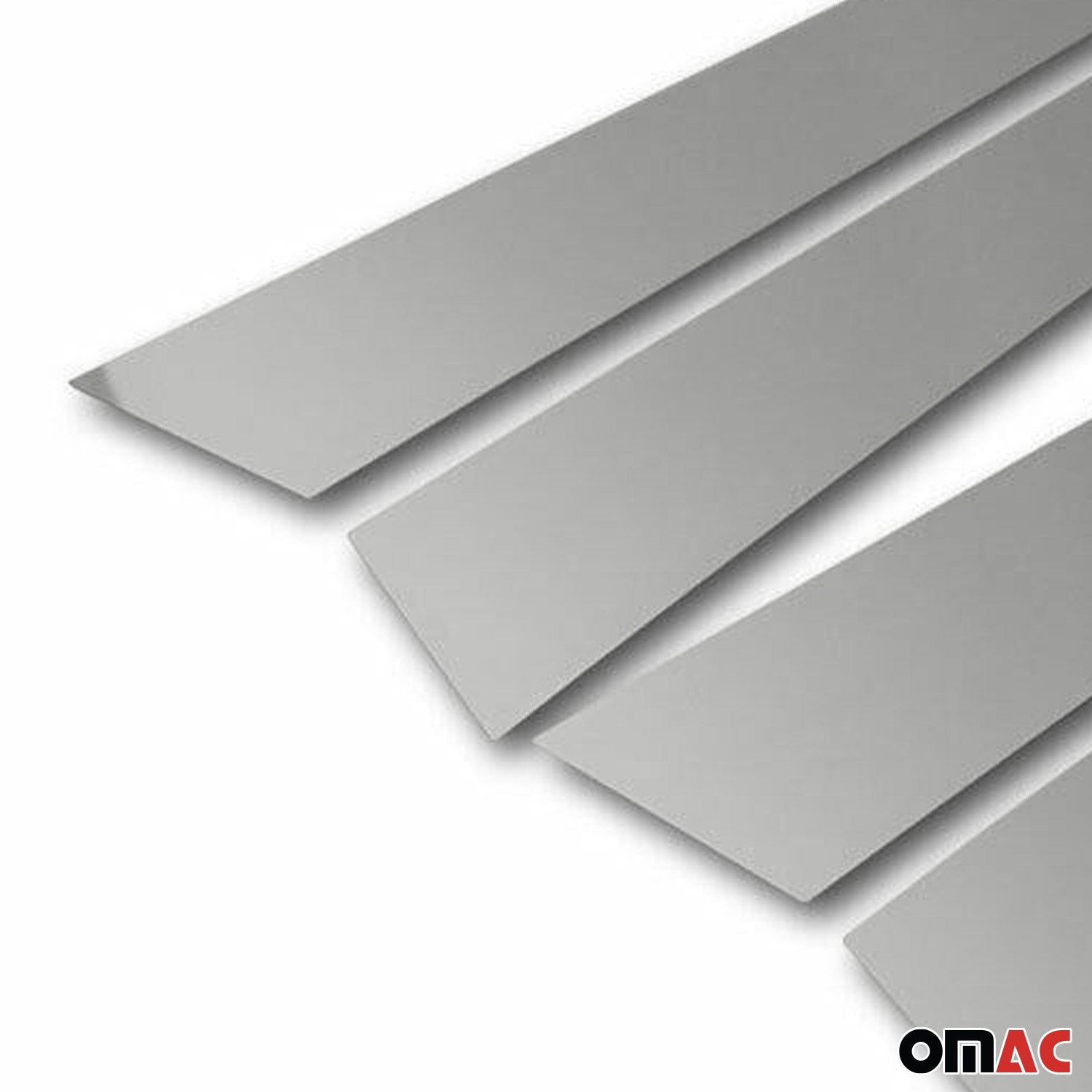 2011-2016 Mini Countryman R60 Window Pillar Posts Door Trim Stainless Steel Silver 4x