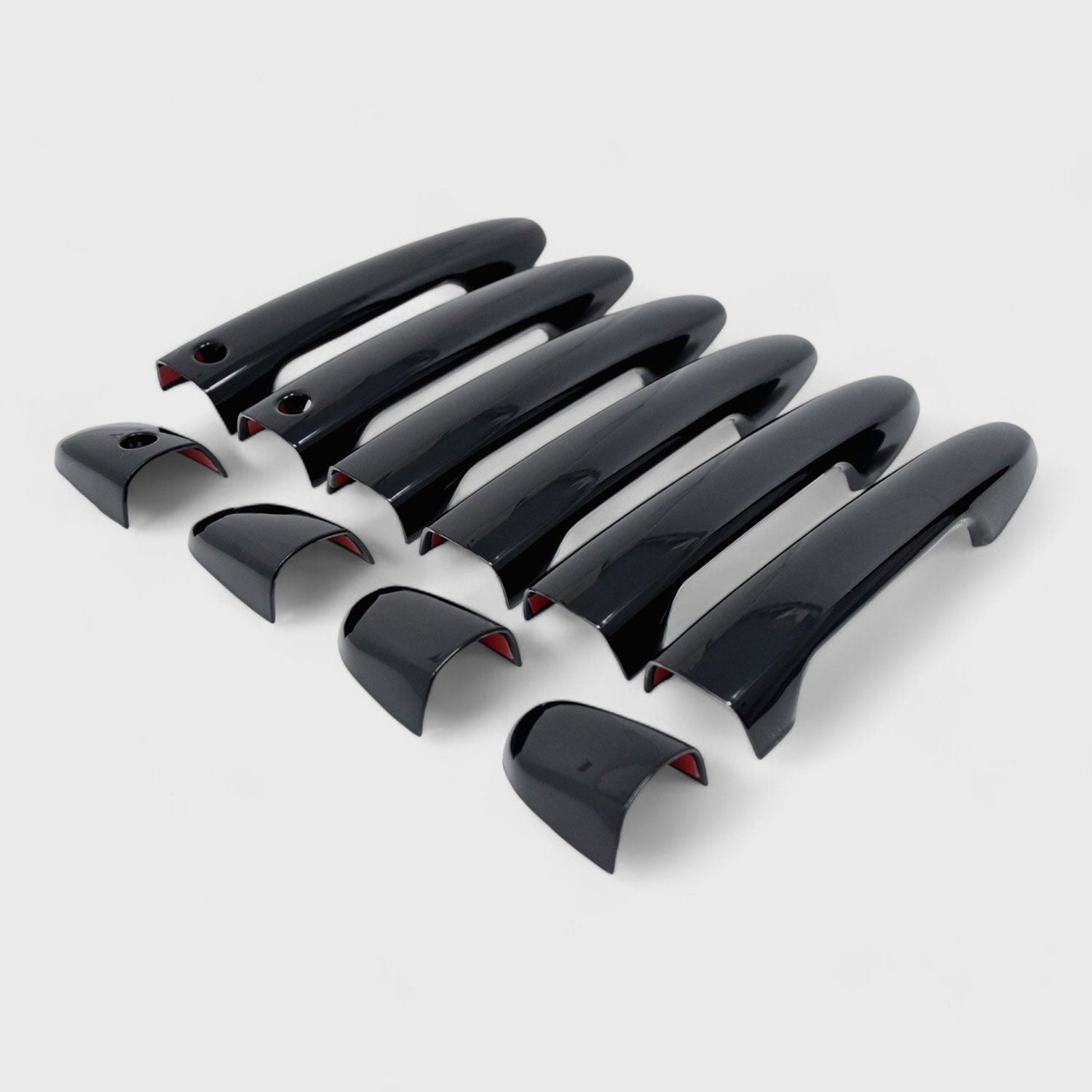2016-2023 Mazda CX-9 Door Handle Cover Gloss Black 10Pcs ABS Plastic