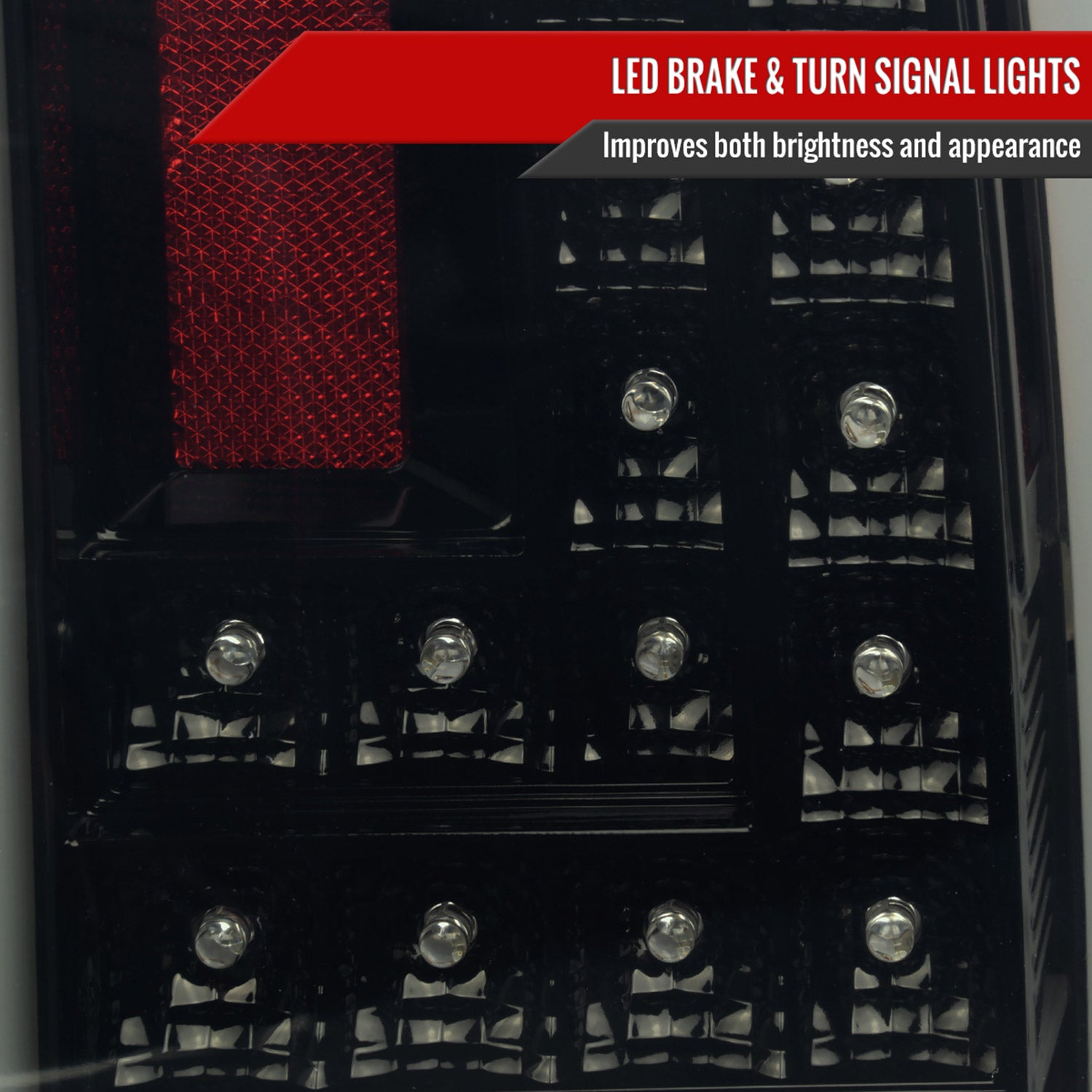 2015-2020 Chevy Tahoe/Suburban LS LT LTZ Premier LED Tail Lights Glossy Black