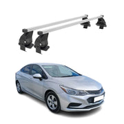 2016-2019 Chevrolet Cruze HB Roof Rack Cross Bars Silver
