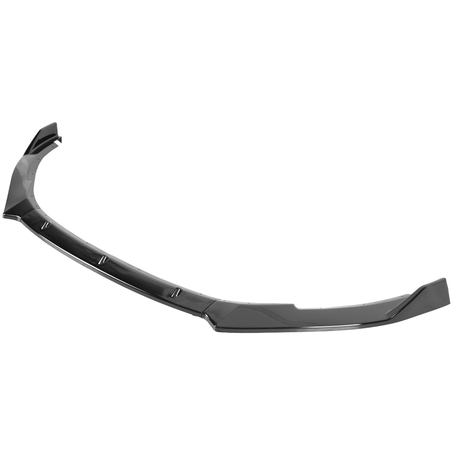 2010-2013 VW Golf/GTI Glossy Black 3Pcs Front Bumper Lip Splitter Kit