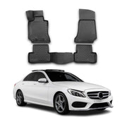 2015-2021 Mercedes C Class W205 S205 C300 C43 C63 Floor Mats Liners Full Set All Weather