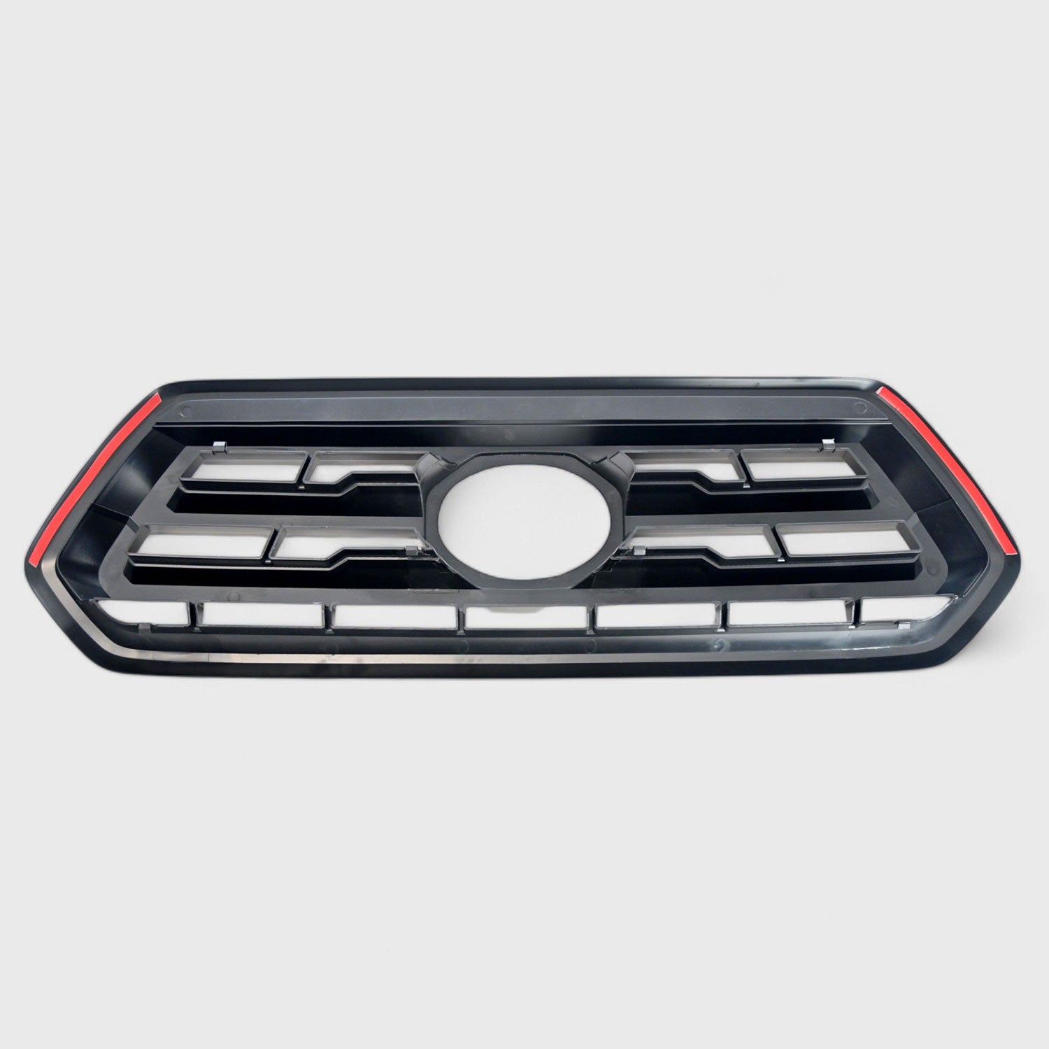 2020-2024 Toyota Tacoma Grille Overlay Gloss Black 1Pcs ABS Plastic