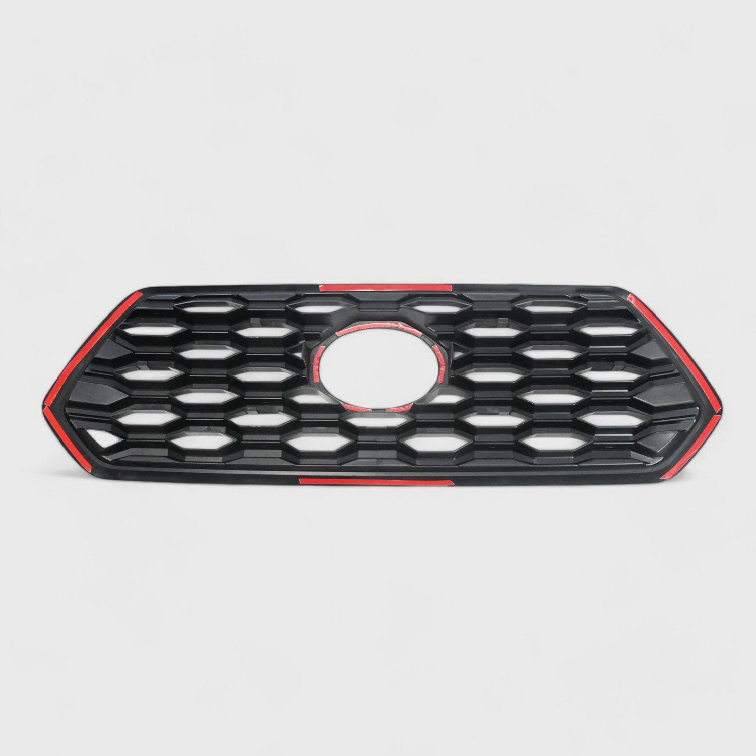 2020-2024 Toyota Tacoma Grille Overlay Gloss Black 1Pcs ABS Plastic