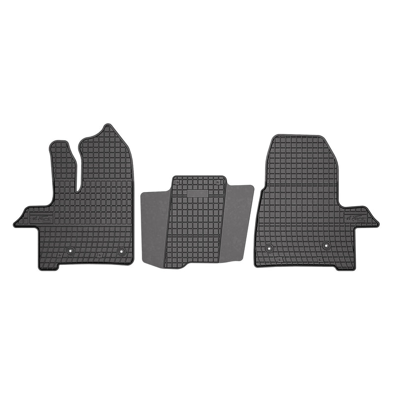 2021-2024 Ford Transit Floor Mats Liners Full Set All Weather Rubber Black