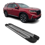2023-2025 Honda Pilot IV Nerf Bars Side Steps Running Boards Silver 2x
