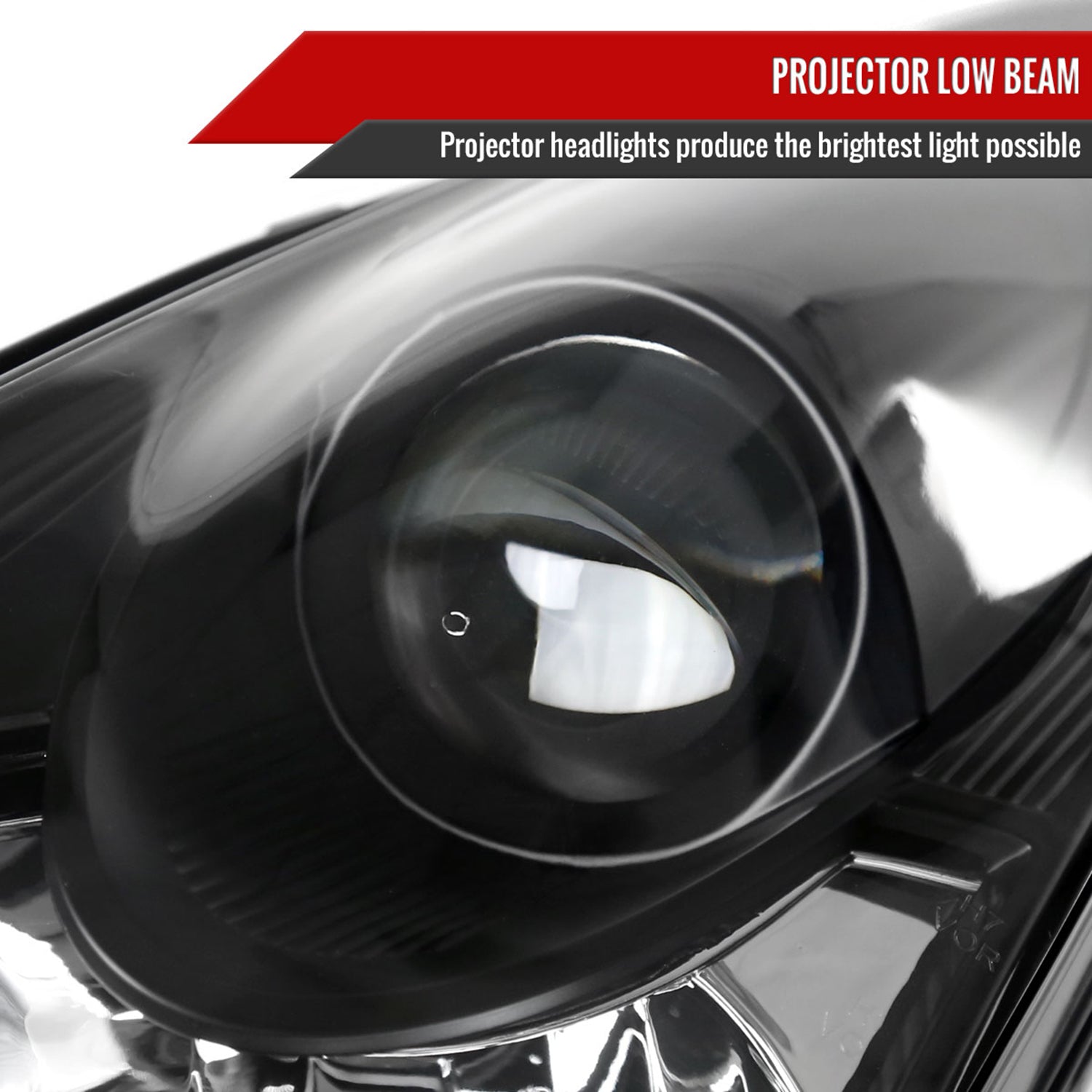 2000-2005 Toyota Celica Projector Headlights Matte Black Housing/Clear Lens