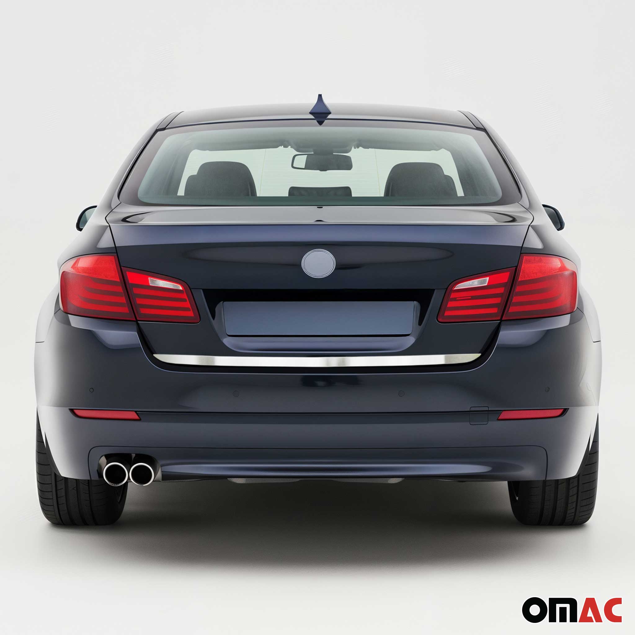 2011-2016 BMW 5 Series F10 Sedan Rear Trunk Lid Molding Trim Brushed Stainless Steel