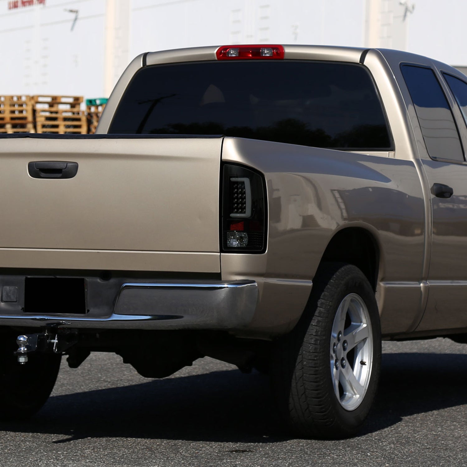 2002-2006 Dodge RAM 1500 2500 3500 LED Tail Lights -G2 Glossy Black/Smoke Lens