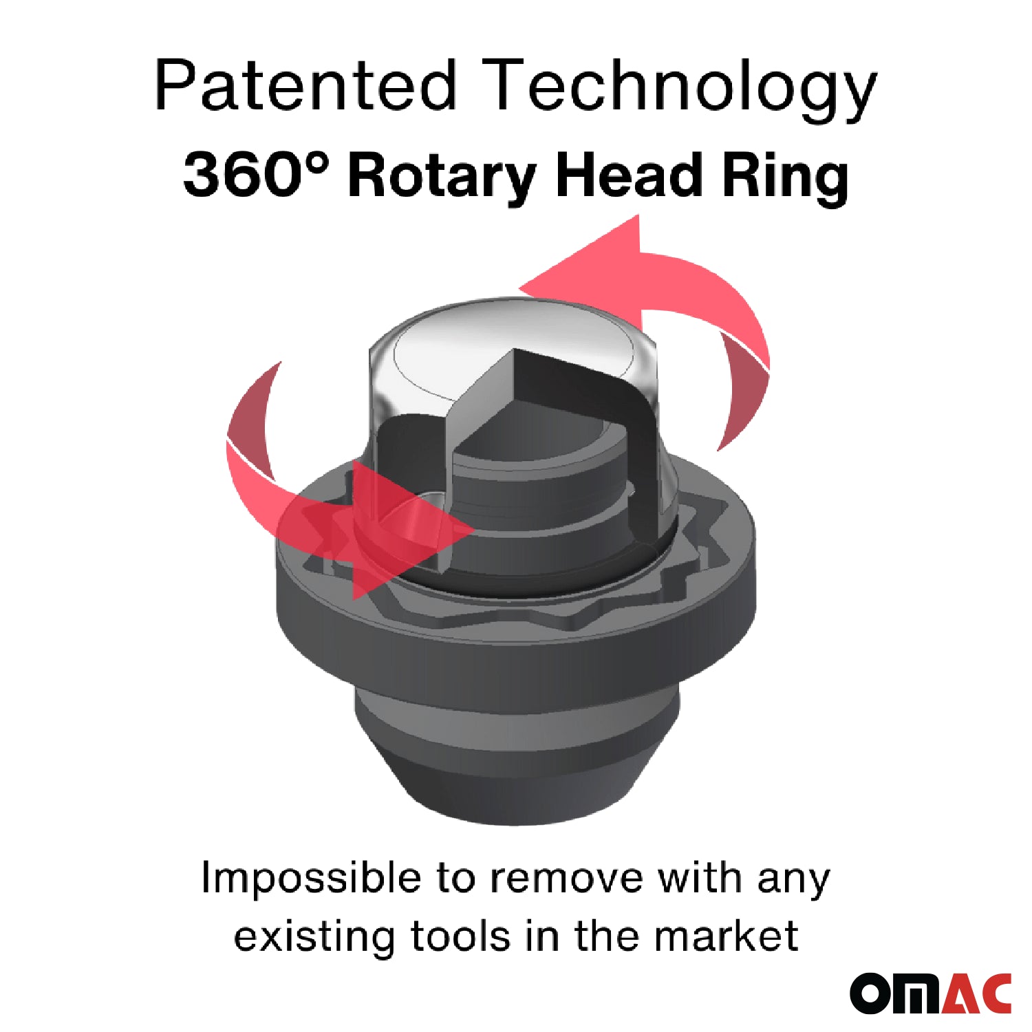 Wheel Lock Kit for Toyota 4Runner Camry Corolla RAV4 Sienna M12X1,5 Black