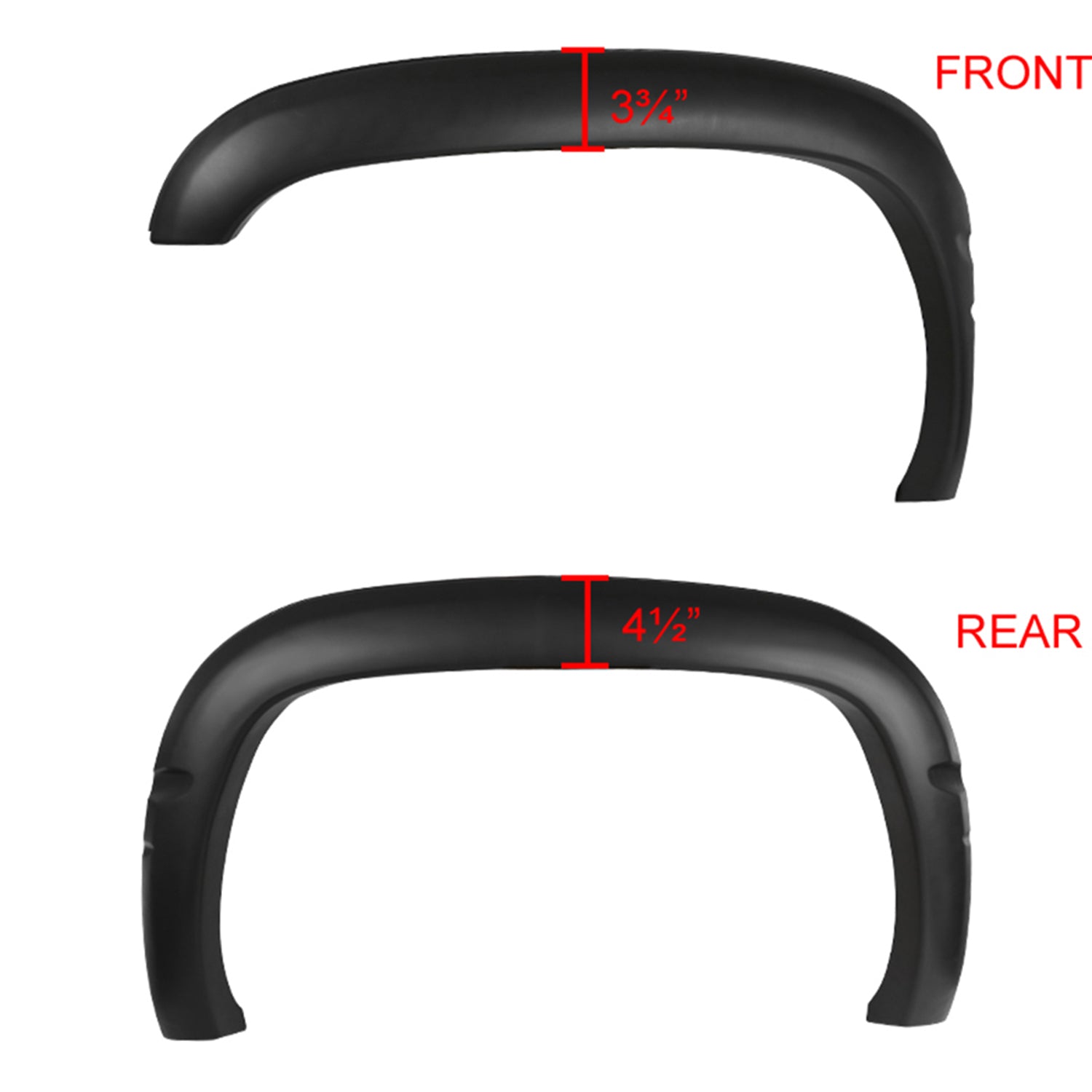 1994-2001 Dodge RAM 1500 2500 3500 Textured Factory OE Style Fender Flares