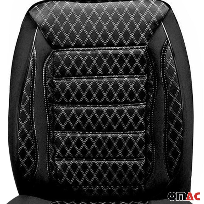 Car Front Seat Cover Cushion Breathable Protection Non Slip Black