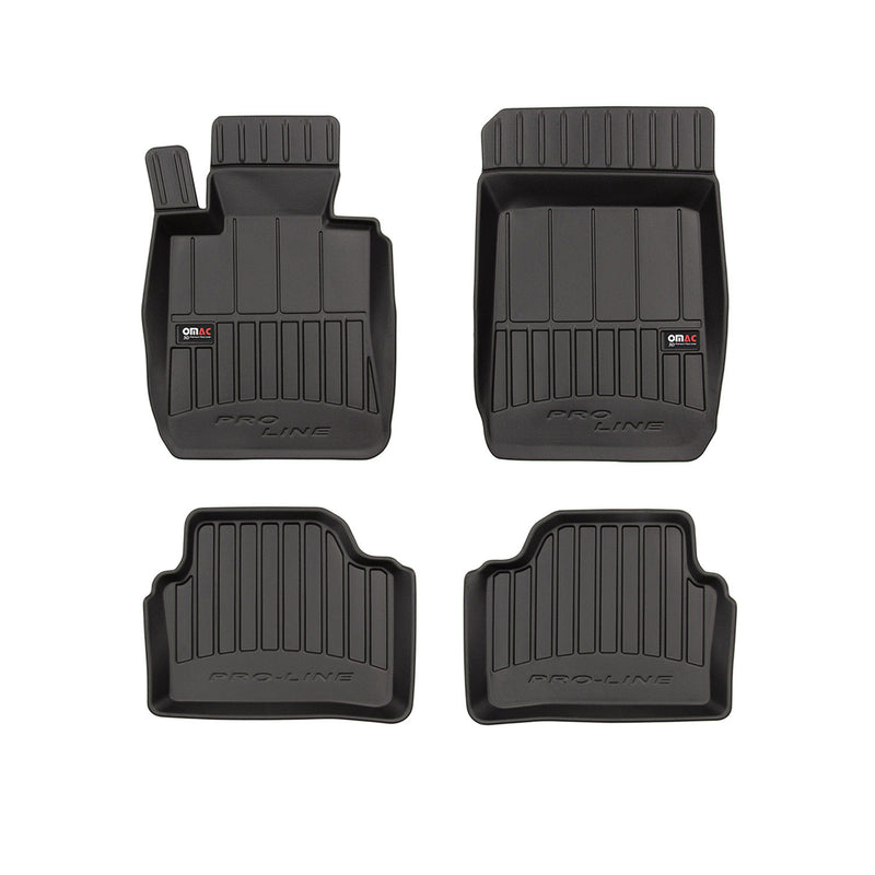 2006-2011 BMW 3 Series E90 E91 RWD (2WD) Premium Floor Mats Liners Full Set All Weather Heavy Duty Black